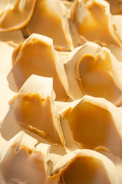 Gelato artesanal sabor doce de leite da Nonno Francesco