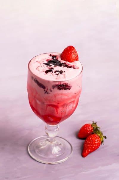 Milkshake de morango da Nonno Francesco